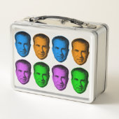 Richard Nixon in levendige kleuren (Achterkant)