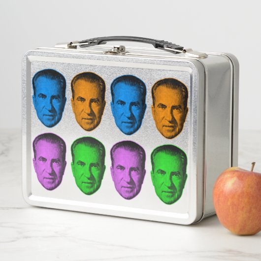 Richard Nixon in levendige kleuren (In situ)