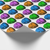 Richard Nixon in levendige kleuren Cadeaupapier (Hoek)