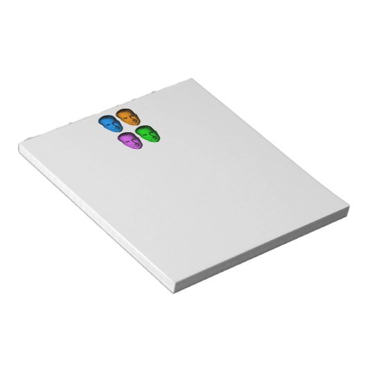 Richard Nixon in levendige kleuren Notitieblok (Schuin)