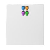 Richard Nixon in levendige kleuren Notitieblok (Voorkant)