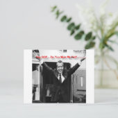 Richard Nixon "Miss Me Toch?" Funny Gifts & T - sh Briefkaart (Staand voorkant)