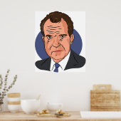 Richard Nixon Poster (Keuken)