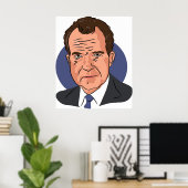 Richard Nixon Poster (Thuiskantoor)