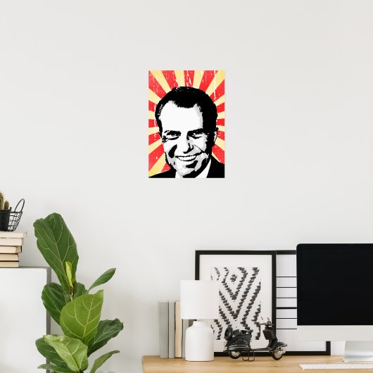 Richard Nixon Poster (Thuiskantoor)