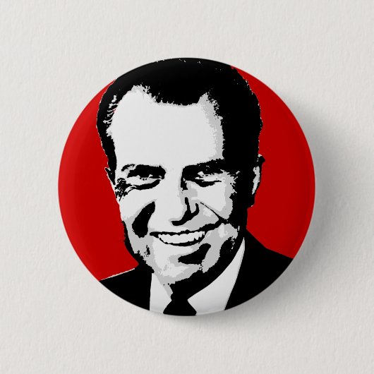 Richard Nixon Ronde Button 5,7 Cm (Voorkant)