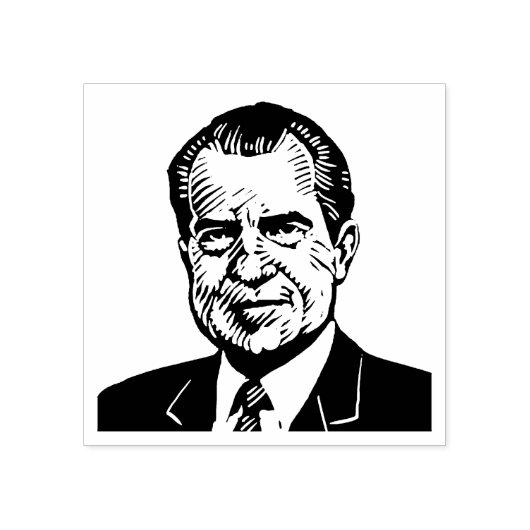 Richard Nixon Rubber Stamp Rubberstempel (Afrduk)