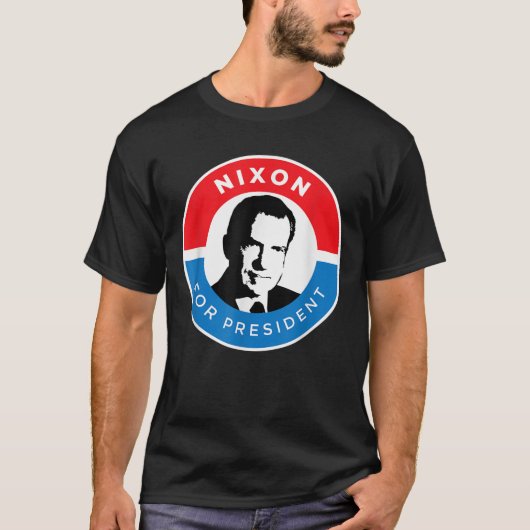Richard Nixon Shirt President Campagne Republikein (Voorkant)