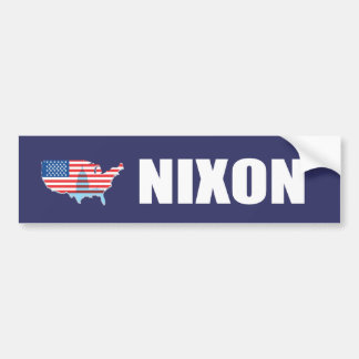 RICHARD NIXON-verkiezingstandar Bumpersticker