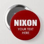 RICHARD NIXON-verkiezingstandar Ronde Button 4,0 Cm (Voorkant /achterkant)