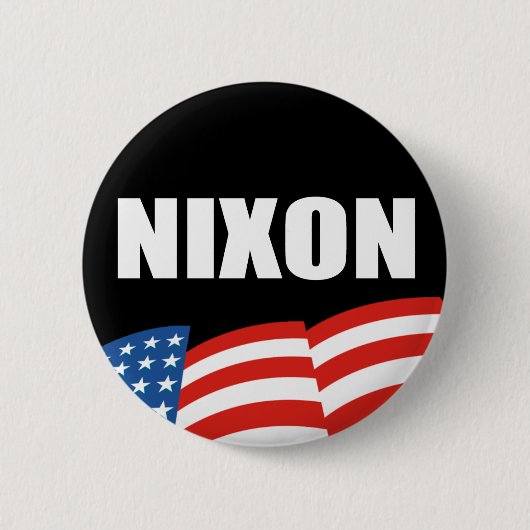 RICHARD NIXON-verkiezingstandar Ronde Button 5,7 Cm (Voorkant)