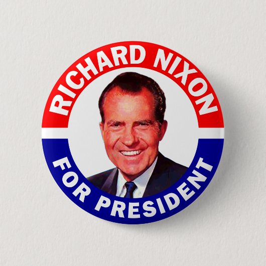 Richard Nixon voor President Ronde Button 5,7 Cm (Voorkant)
