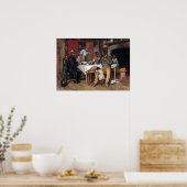 Richard Norris Brooke A Pastoral Visit Poster (Keuken)