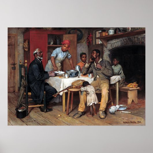 Richard Norris Brooke A Pastoral Visit Poster (Voorkant)