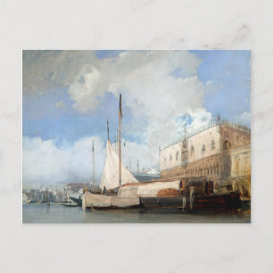 Richard Parkes Bonington The Doge's Palace, Veneti Briefkaart