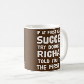 Richard Persoonlijke naam Birthday Gift Funny Koffiemok (Voorkant rechts)