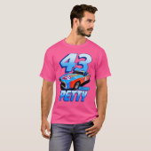 Richard Petty 43 Stp Legend 70S Retro T-shirt (Voorkant volledig)