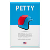 Richard Petty Helmet Perfect Poster (Voorkant)