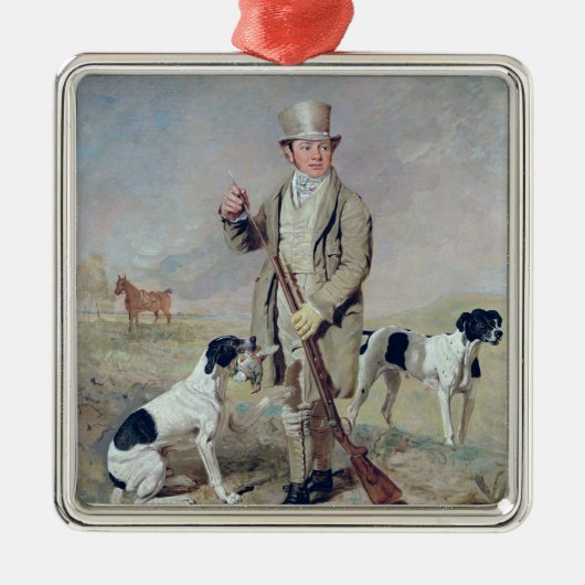 Richard Prince, met Damon, overleden kolonel Melli Metalen Ornament (Voorkant)