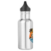 Richard Retro Sunset Name Design Waterfles (Links)