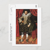 Richard Sackville van William Larkin Briefkaart (Voorkant / Achterkant)