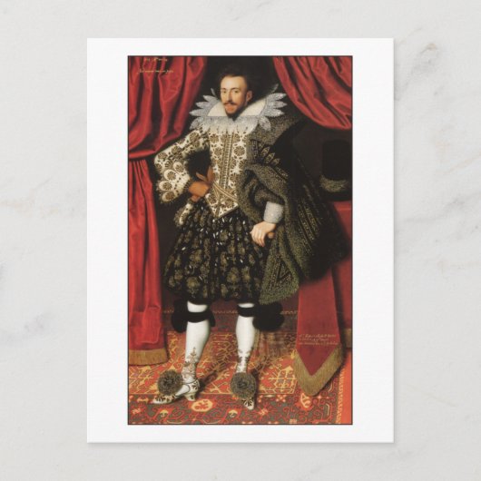 Richard Sackville van William Larkin Briefkaart (Voorkant)