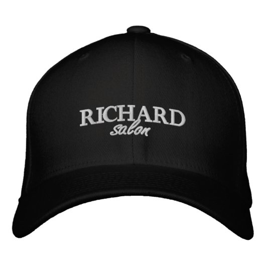 Richard Salon Geborduurd Aangepast Pet (Voorkant)