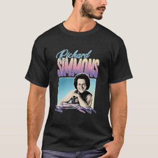 Richard Simmons 80s gestyleerd trillingsontwerp T-shirt