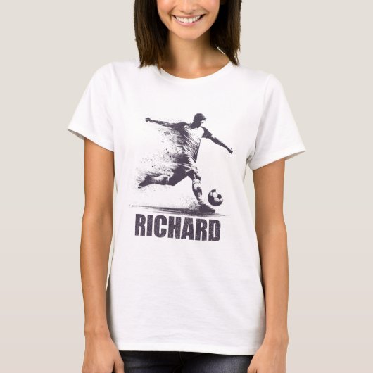 Richard Soccer Boys Personalized First Name Richar T-shirt (Voorkant)
