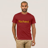 Richard. T-shirt (Voorkant volledig)