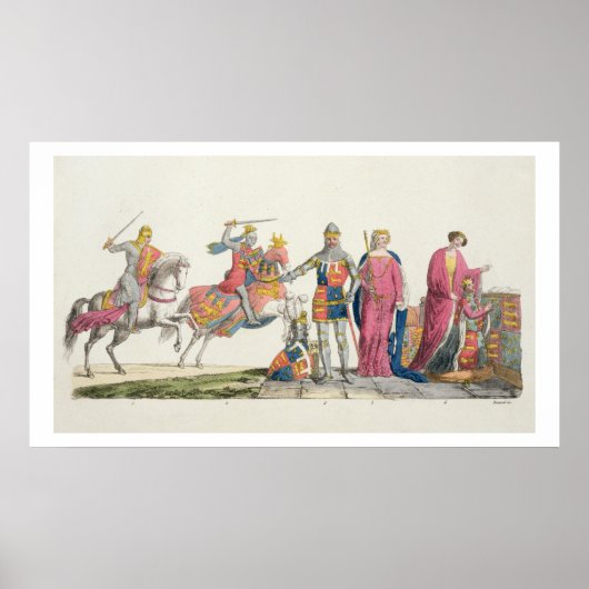 Richard the Lionhart, John of Gaunt, Edward III, Poster (Voorkant)