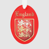 Richard the Lionharts Royal Arms of England Ornament (achterkant)
