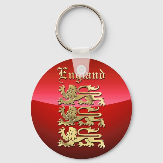 Richard the Lionharts Royal Shield of England Sleutelhanger (Voorkant)