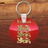 Richard the Lionharts Royal Shield of England Sleutelhanger (Voorkant)