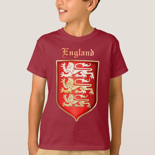 Richard the Lionharts Royal Shield of England T-shirt (Voorkant)
