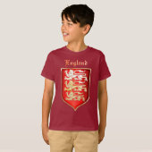 Richard the Lionharts Royal Shield of England T-shirt (Voorkant volledig)