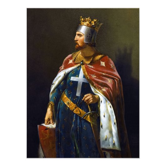 Richard the Lionheart by Merry-Joseph Blondel Foto Afdruk (Voorkant)