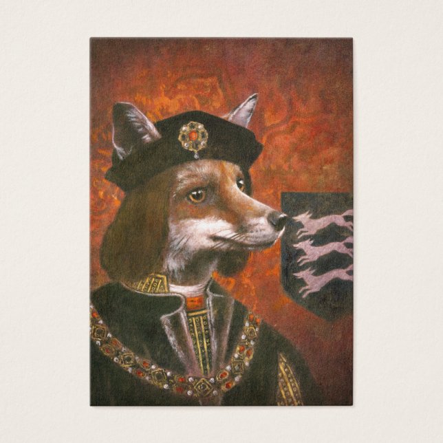 Richard The Third Fox ACEO Visitekaartje (Voorkant)