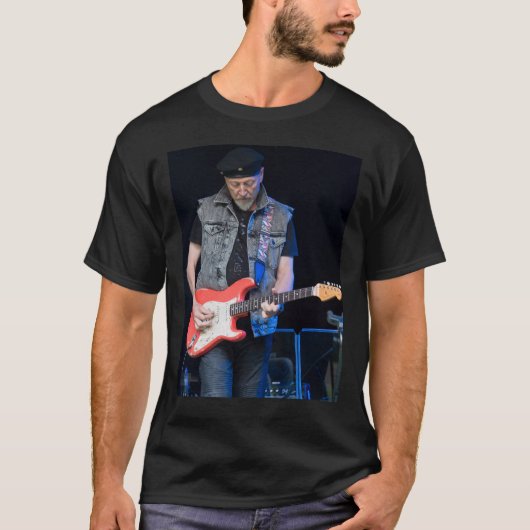 Richard Thompson Singer Sticker  T-shirt (Voorkant)