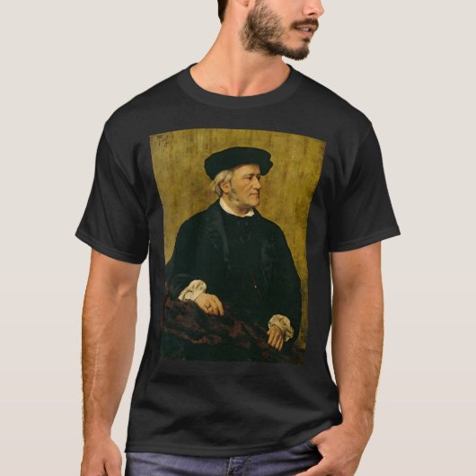 Richard Wagner (1813 1883) door Giuseppe Tivoli T-shirt (Voorkant)
