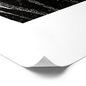 Richard Wagner, black Poster (Hoek)