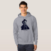 Richard Wagner, blauw Hoodie (Voorkant volledig)