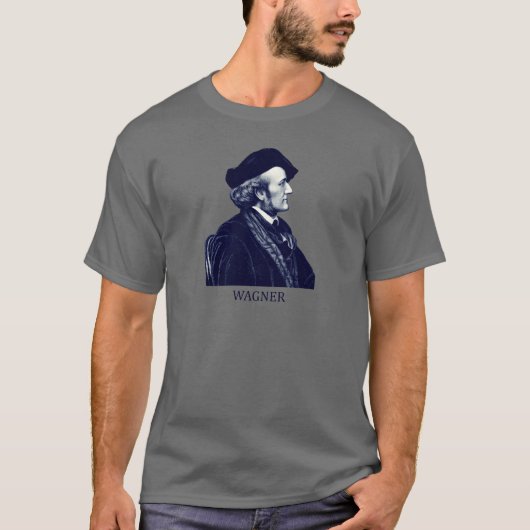 Richard Wagner, blauw T-shirt (Voorkant)