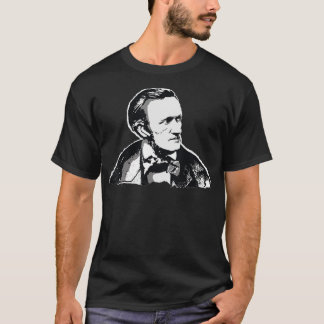 Richard Wagner Classical Composer Earbuds T-shirt
