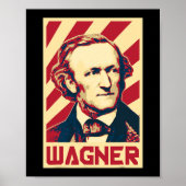 Richard Wagner Classical Music Composer Retro Prop Poster (Voorkant)