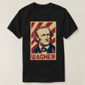 Richard Wagner Classical Music Composer Retro Prop T-shirt (Design voorkant)