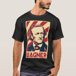 Richard Wagner Classical Music Composer Retro Prop T-shirt