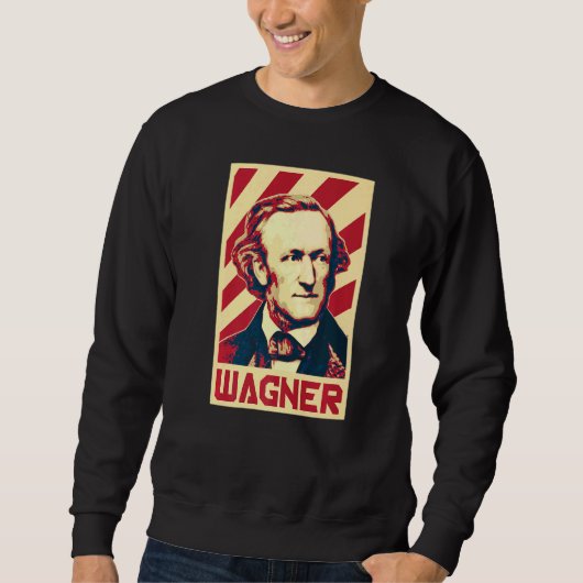 Richard Wagner Classical Music Composer Retro Prop Trui (Voorkant)