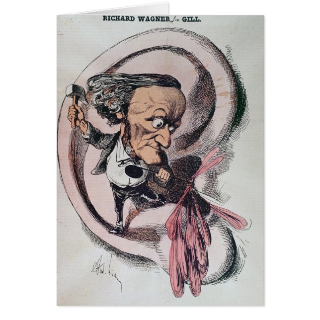 Richard Wagner die de trommel van de wereld splits (Voorkant)