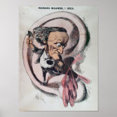 Richard Wagner die de trommel van de wereld splits Poster (Voorkant)